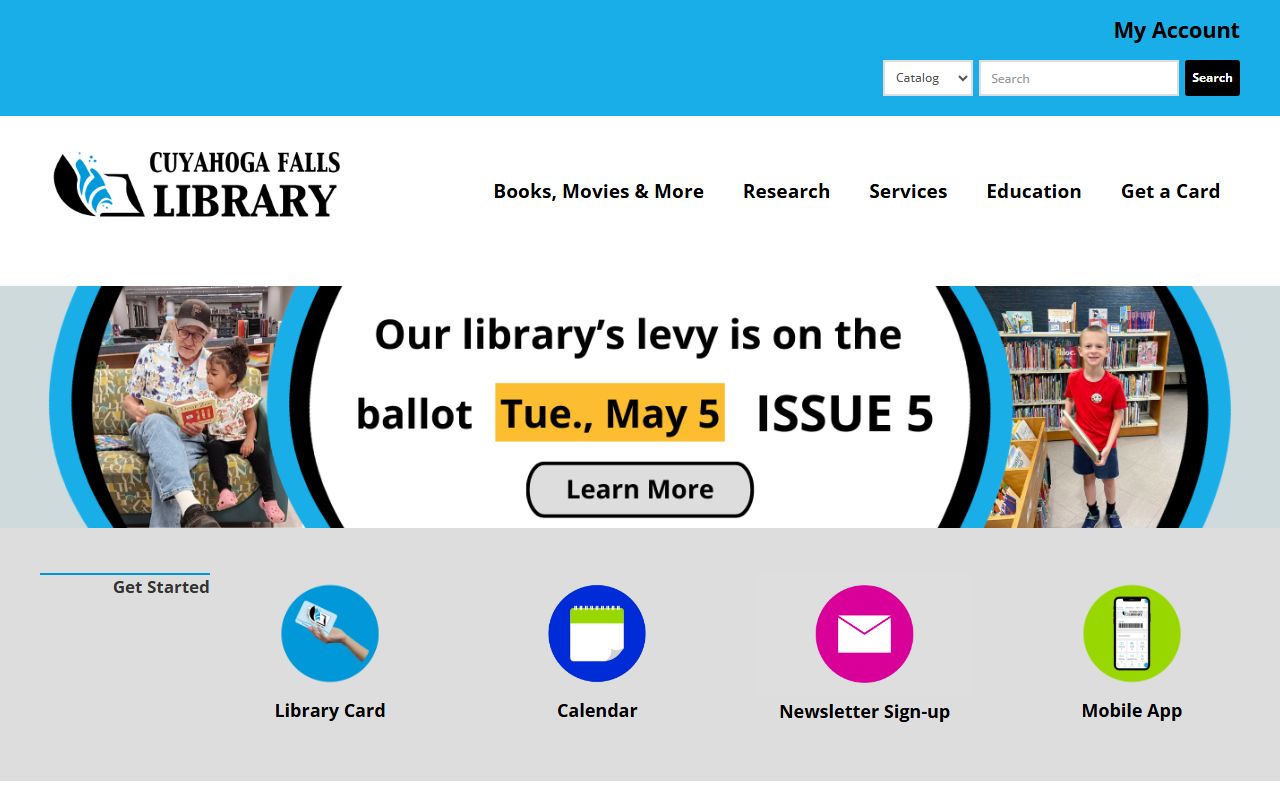 Cuyahoga Falls Public Library genealogy resources for birth records research