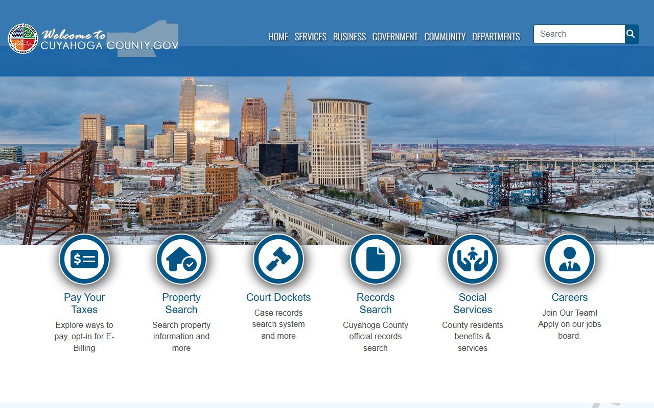 Cuyahoga County Archives website for historical birth records research