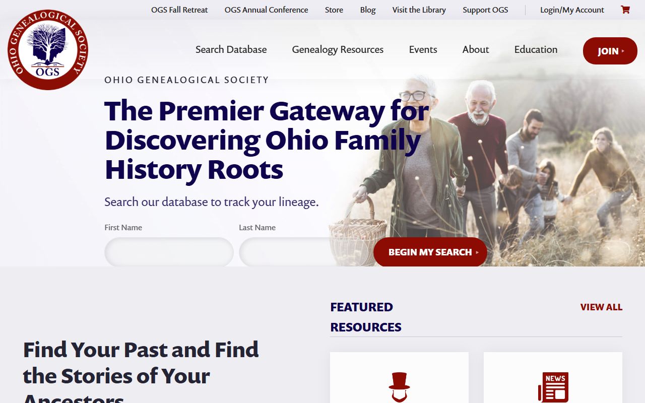 Ohio Genealogical Society website for Ohio birth records research